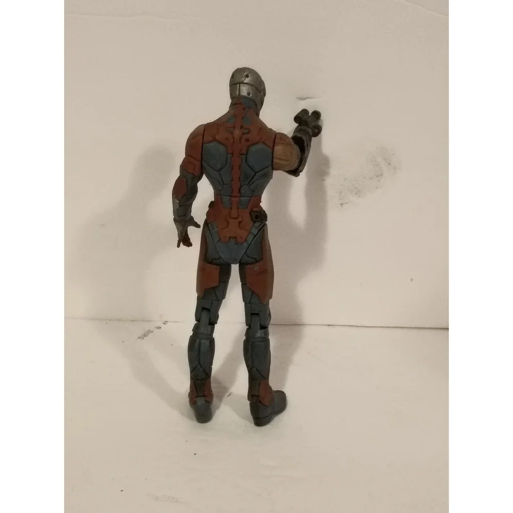 Metal Gear Solid Gray Fox Cyborg Ninja Action Figure Orange‎ Blue Silver 7 Inch
